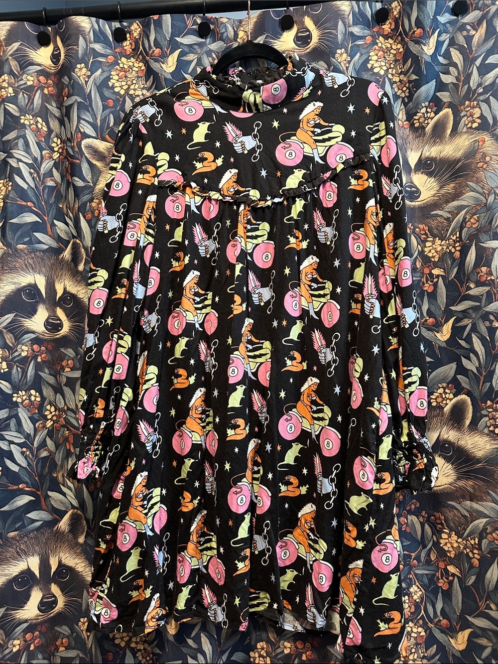 NOOWORKS STEVIE MEAN MACHINE DRESS SIZE LARGE L